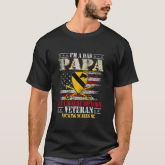 Camiseta Eu sou um Pai Papa 1rua Divisão de Cavalaria Pai V