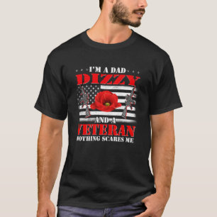 Camiseta Eu sou um Pai tonto e um veterano nada me assusta