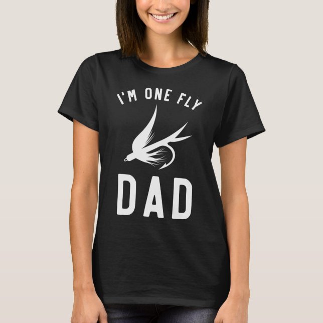 Camiseta Eu Sou Um Pai Voador, Pesca Divertida (Frente)