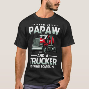 Camiseta Eu sou um palhaço e caminhoneiro nada me assusta p
