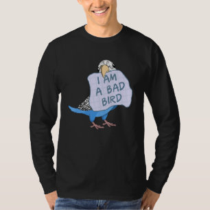 Camiseta Eu Sou Um Pássaro Mau, Eu Pinto Azul De Orçamento