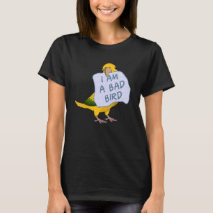 Camiseta Eu Sou Um Pássaro Mau, Eu Rainha Da Baviera Conure