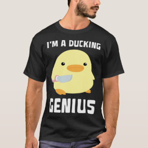 Camiseta Eu sou um Pato Genial de Duque com a Faca Meme