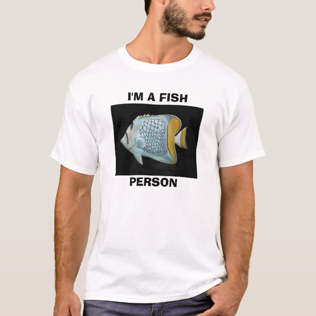 Camiseta , Eu sou UM PEIXE, PESSOA (Frente)