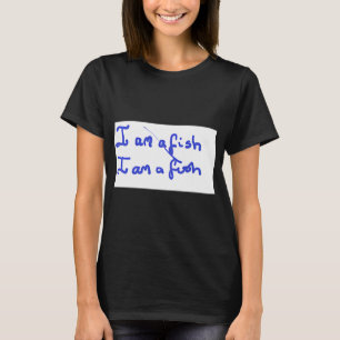 Camiseta Eu Sou Um Peixe (Red Dwarf, exame de Rimmer)
