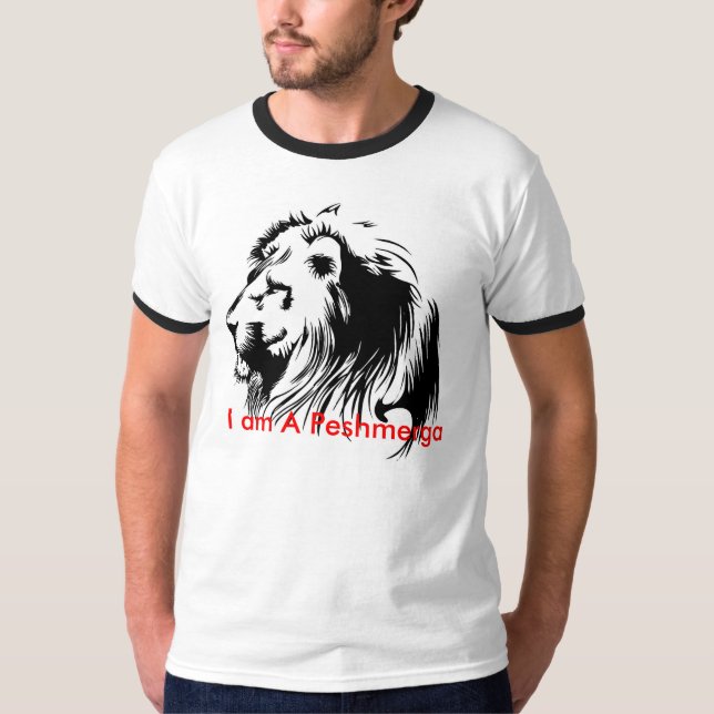 Camiseta Eu sou um peshmerga (Frente)