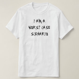 CAMISETA EU SOU UM PIOR CENÁRIO DE CASO