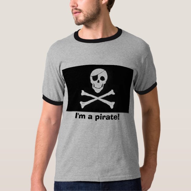 Camiseta Eu sou um pirata! (Frente)