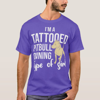 Camiseta Eu Sou Um Pitbull Tatuado Que Possui Tipo De Menin