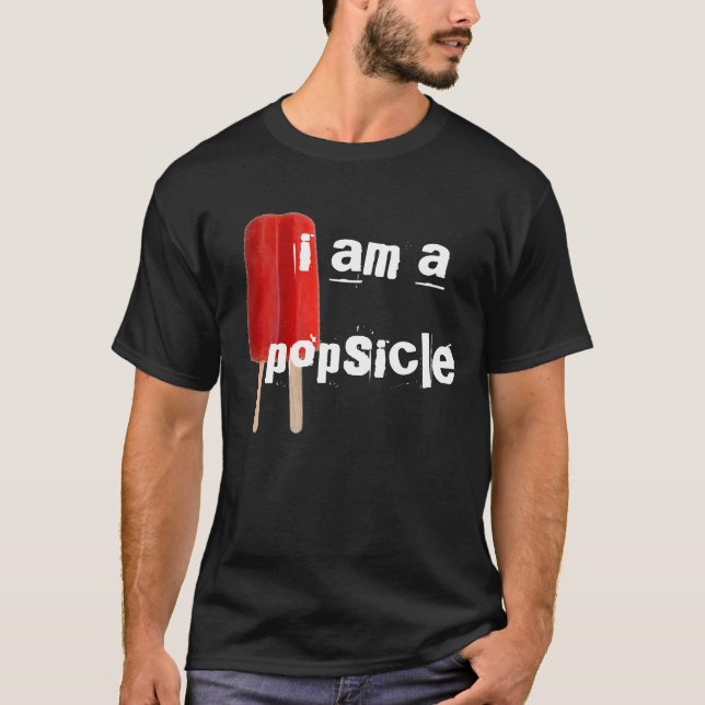 Camiseta eu sou um popsicle (Frente)