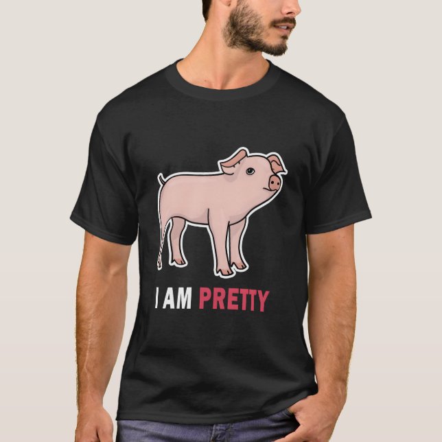 Camiseta Eu Sou um Porquinho Bastante Orgulhoso (Frente)