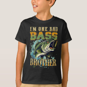 Camiseta Eu sou um presente de pesca do irmão D B para aman