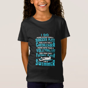 Camiseta Eu Sou Um Presente De Piscina De Nadar Engraçado
