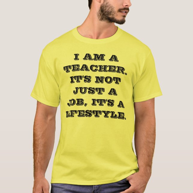 Camiseta Eu sou um professor (Frente)
