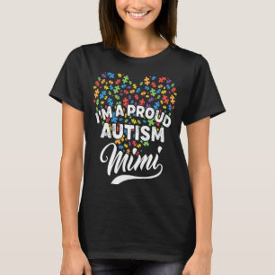 Camiseta Eu sou um Quebra-cabeça de Coração de Mimi Autismo