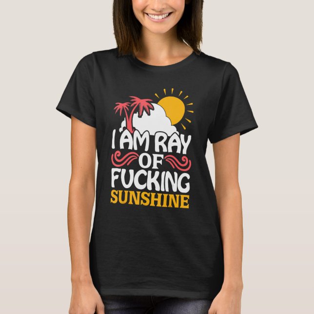Camiseta Eu Sou Um Raio De Diabos, Sunshine Summer Viagem B (Frente)