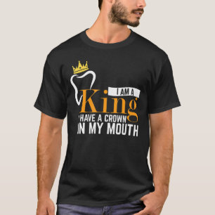 Camiseta Eu Sou Um Rei Tenho Uma Coroa No Meu Trabalho De D