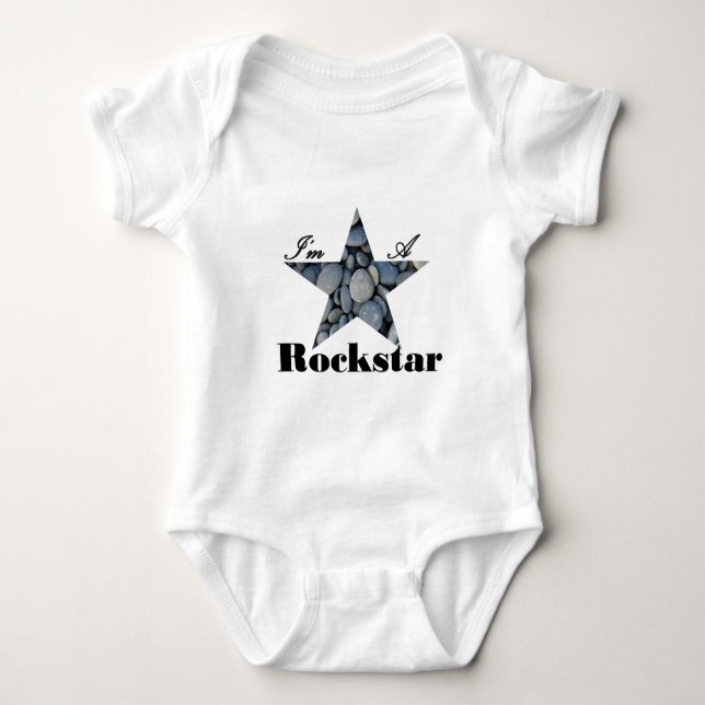 Camiseta Eu sou um Rockstar (Frente)