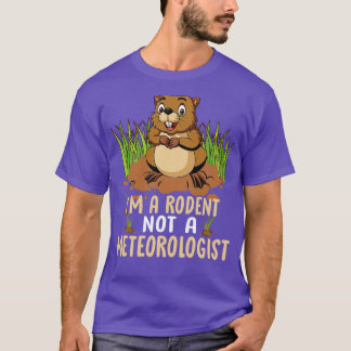 Camiseta Eu Sou Um Roedor Não Um Meteorologista