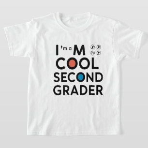 Camiseta Eu Sou Um Segundo Ano Legal de Volta às A