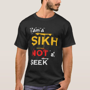 Camiseta Eu sou um sikh, não uma busca