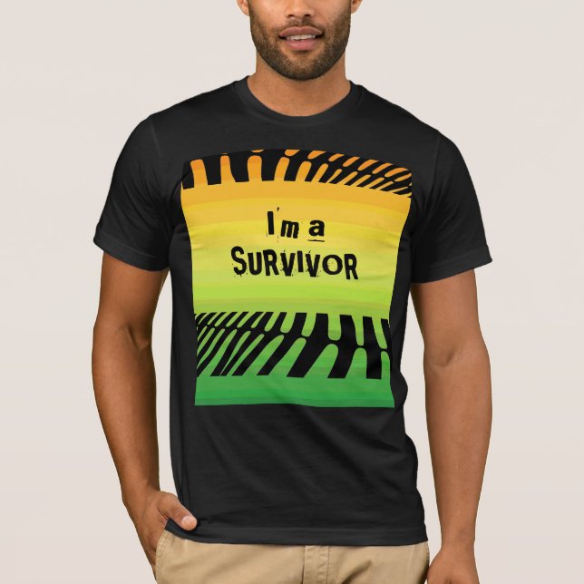 Camiseta Eu sou um sobrevivente (Frente)