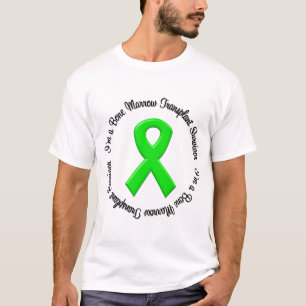 Camiseta Eu sou um sobrevivente da transplantação da medula
