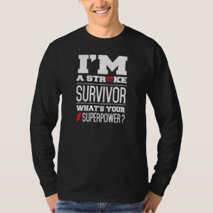 Camiseta Eu sou um sobrevivente do curso. Que é sua