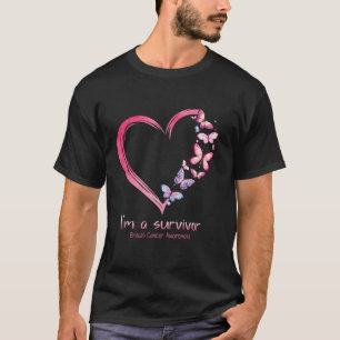 Camiseta Eu sou um Sobrevivente Lutar contra o Cancer de bo