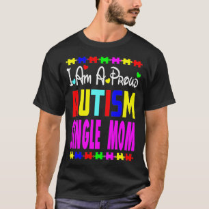 Camiseta Eu Sou Um Solteiro De Autismo Orgulhoso Mãe Abril