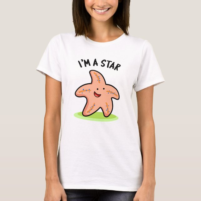 Camiseta Eu sou um Starfish Engraçado Estrela (Frente)
