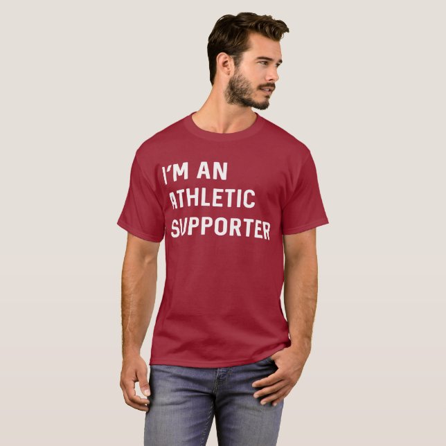 Camiseta Eu sou um suporte atlético (Frente Completa)