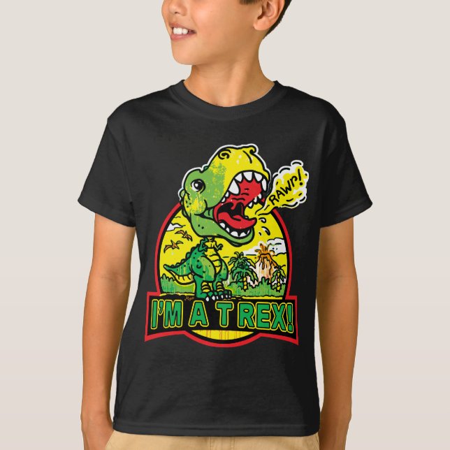 Camiseta Eu sou um T Rex! (Frente)