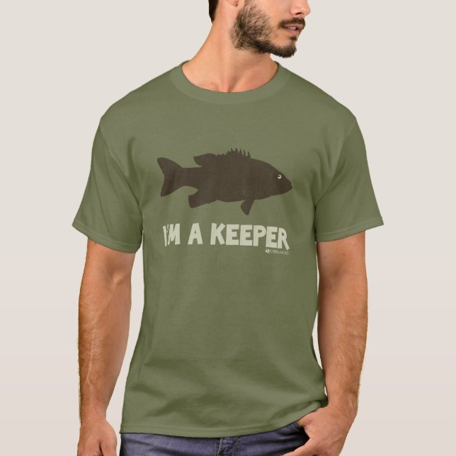 Camiseta Eu sou UM T-SHIRT da PESCA do DEPOSITÁRIO (Frente)