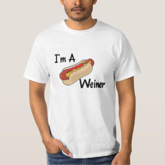 Camiseta Eu sou um t-shirt de Weiner