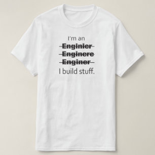 Camiseta Eu sou um t-shirt do engenheiro