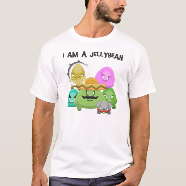 Camiseta Eu sou um t-shirt do Jellybean (Frente)