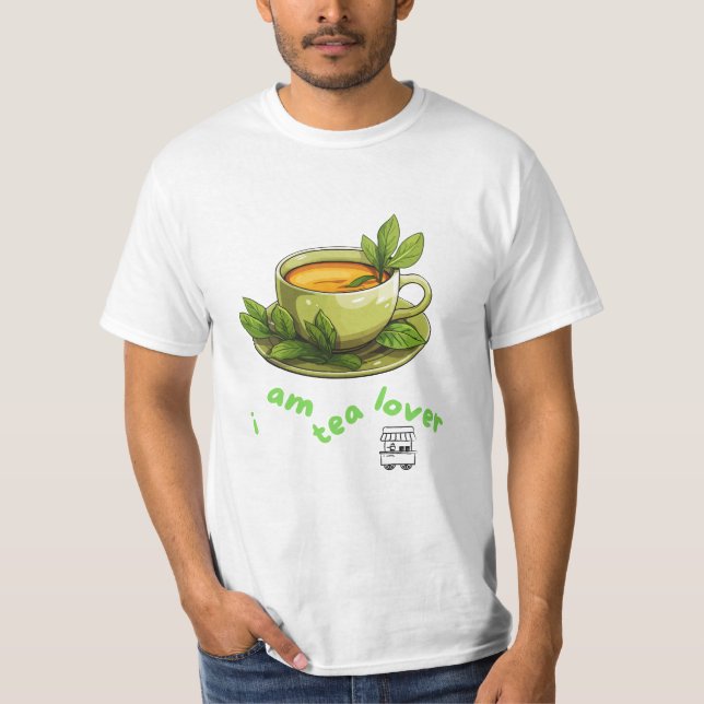 Camiseta Eu sou um Tea Lover Engraçado (Frente)