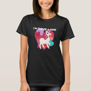 Camiseta Eu sou um tipo de coração de Unicórnio Valentineu2