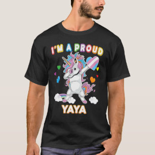 Camiseta Eu sou um transgênero orgulhoso Yaya Lgbt Orgulho 