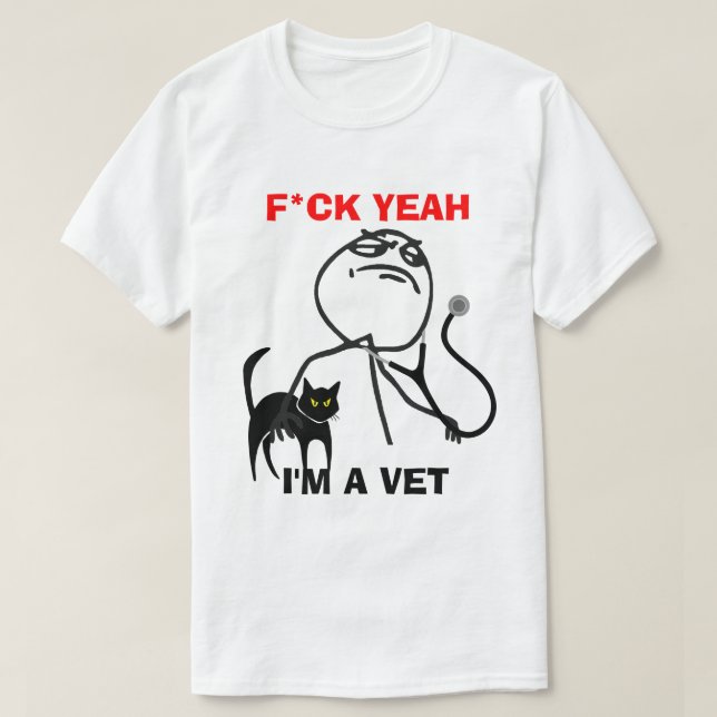 Camiseta Eu sou um veterinário (Frente do Design)