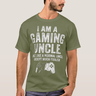 Camiseta Eu Sou Um Vídeo De Jogo Tio Engraçado Gamer Gift