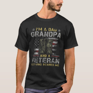 Camiseta Eu sou um vovô Pai Orgulhoso Vereador Dia do Pai P