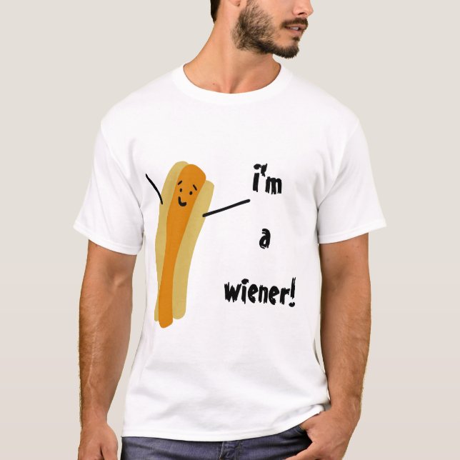 Camiseta Eu sou um wiener! T (Frente)