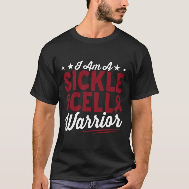 Camiseta Eu sou uma anemia falciforme de células falciforme (Frente)