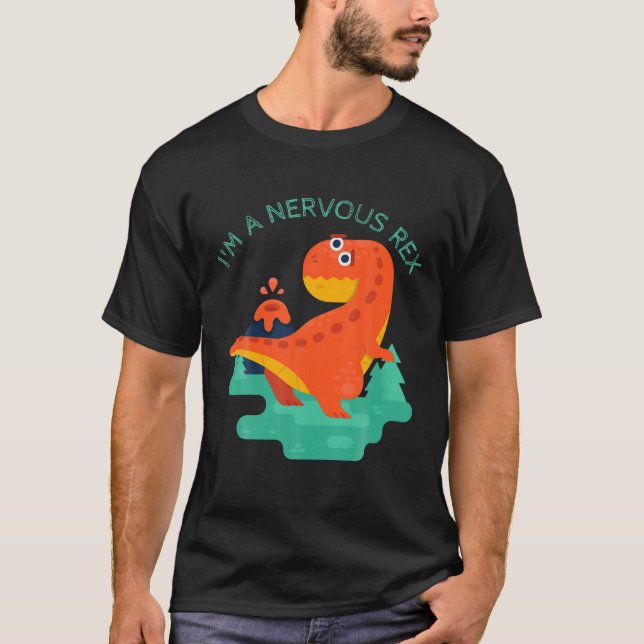 Camiseta Eu sou uma ansiedade nervosa do Rex (Frente)