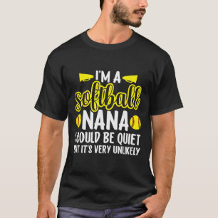 Camiseta Eu Sou Uma Avó Nana Softll De Um Jogador Softll