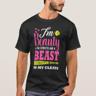 Camiseta Eu sou uma beleza na rua e uma besta na minha nuca