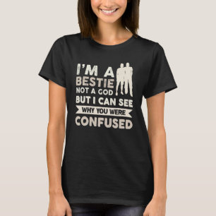 Camiseta Eu sou uma Bestida, não um Deus, mas posso ver por