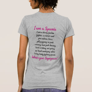 Camiseta Eu sou uma Cinza da Spoonie T-Shirt